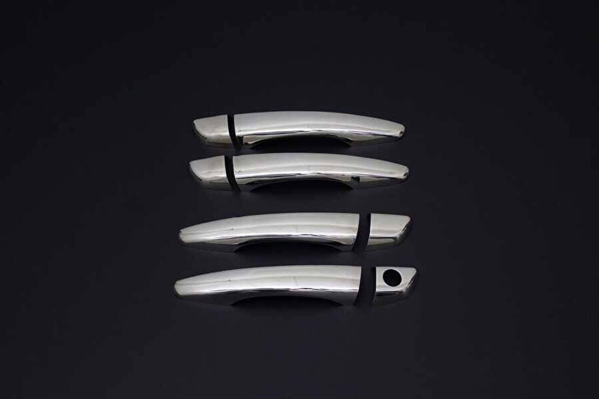 Citroen Jumpy 3 Krom Kapı Kolu 4 Kapı 8 Parça Sensörsüz 2017 ve Sonrası