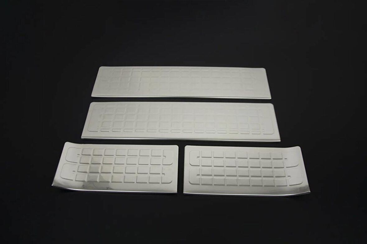 Citröen Jumpy 3 Krom Kapı Eşiği 4 Parça 2017 ve Sonrası