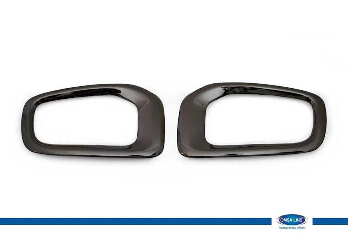 Jeep Renegade Siyah Krom Sis Farı Çerçevesi 2 Parça 2014-2018 Arası