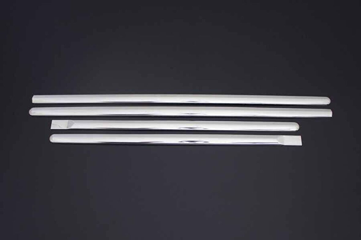 Dacia Logan FAZ 2 Krom Yan Kapı Çıtası 4 Parça 2008-2017 Arası