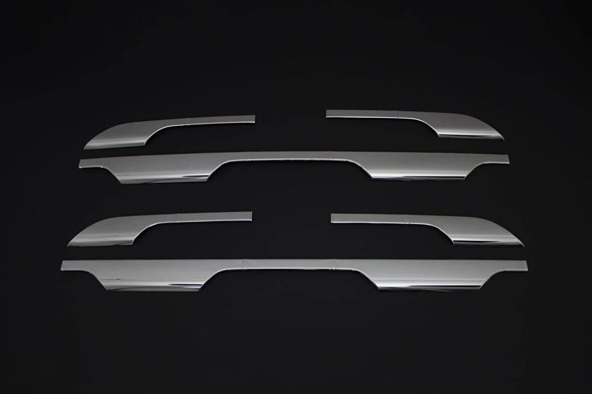 Dacia Duster Krom Yan Marşpiyel Üstü Çıta 6 Parça 2018 ve Sonrası