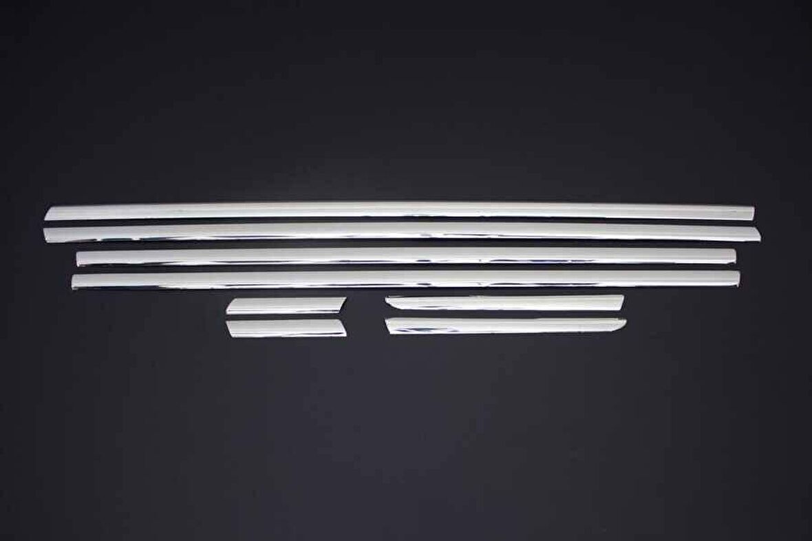 Fiat Linea Krom Cam Çıtası 8 Parça 2007 ve Sonrası