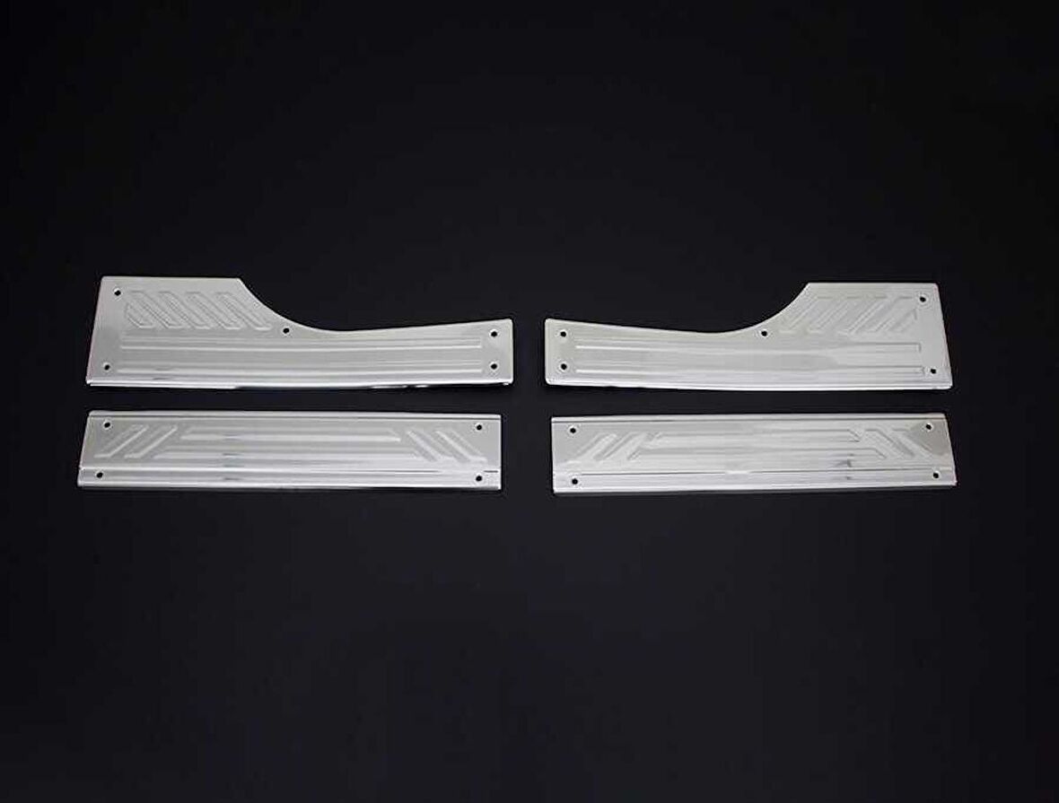 Fiat Doblo Krom İç Kapı Eşiği 4 Parça 2010 ve Sonrası