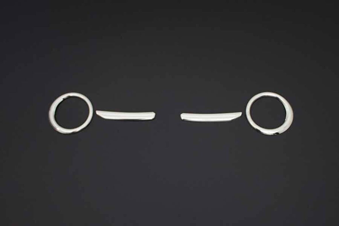 Fiat Doblo Krom Sis Farı Çerçevesi 4 Parça 2010-2014 Arası