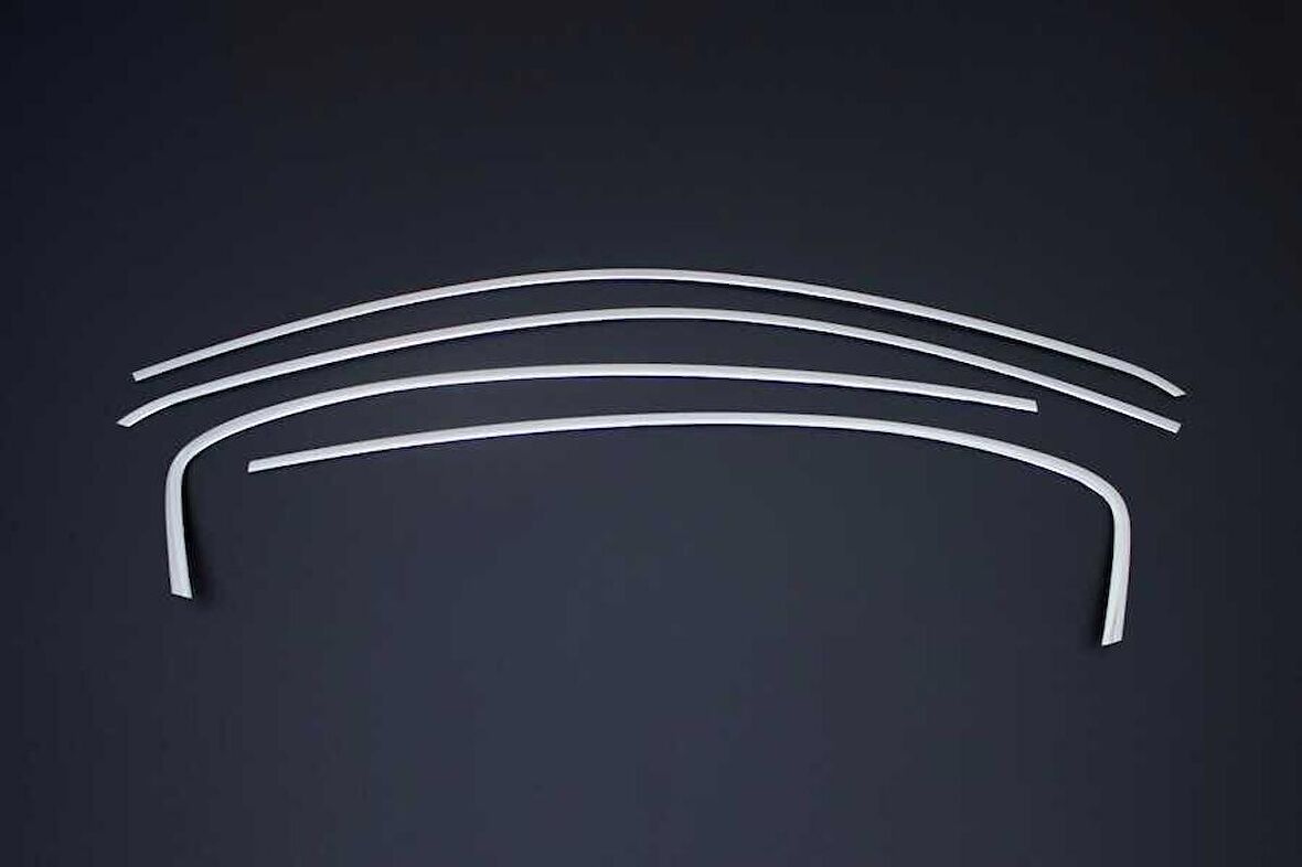 Fiat Egea Sedan/HB Krom Üst Cam Çerçevesi 4 Parça 2015 ve Sonrası