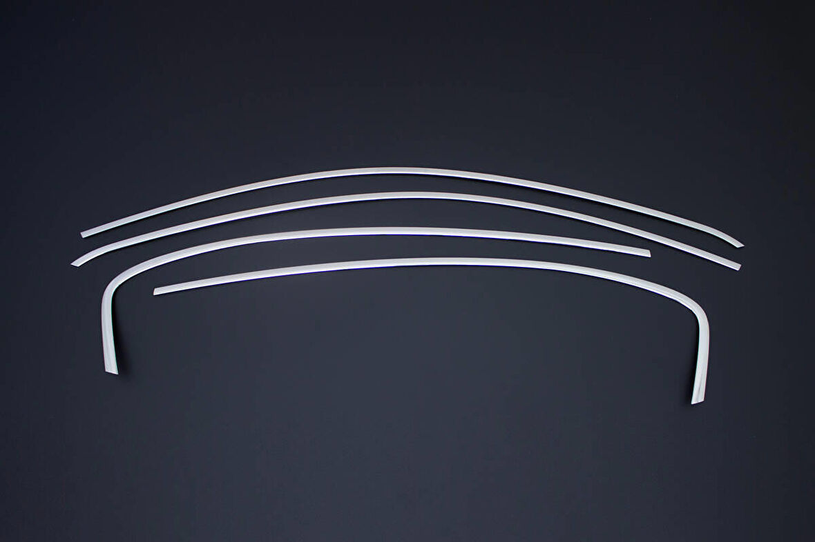 Fiat Egea Cross Krom Üst Cam Çerçevesi 4 Parça 2020 ve Sonrası