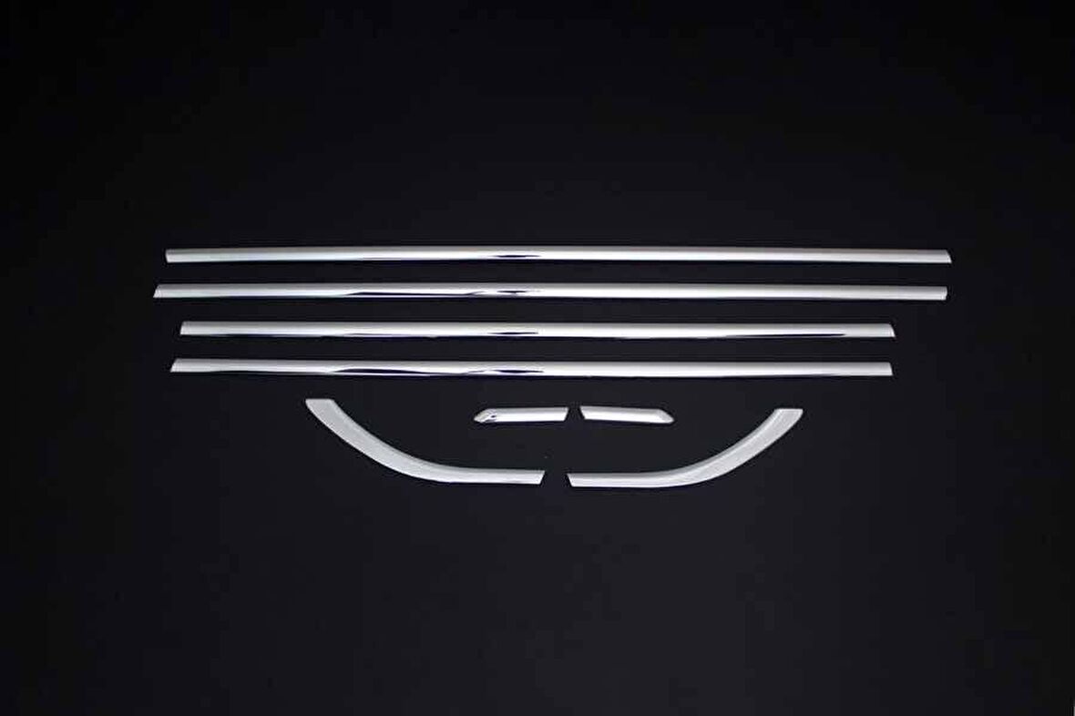 Ford Mondeo 5 Sedan Krom Cam Alt Çıtası 8 Parça 2016 ve Sonrası