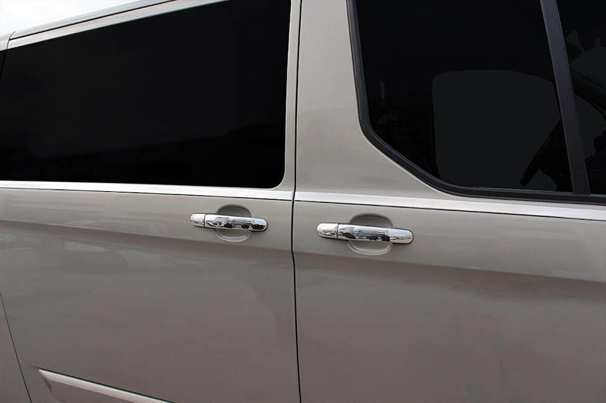 Ford Tourneo Custom Krom Kapı Kolu 4 Kapı 8 Parça 2012 ve Sonrası