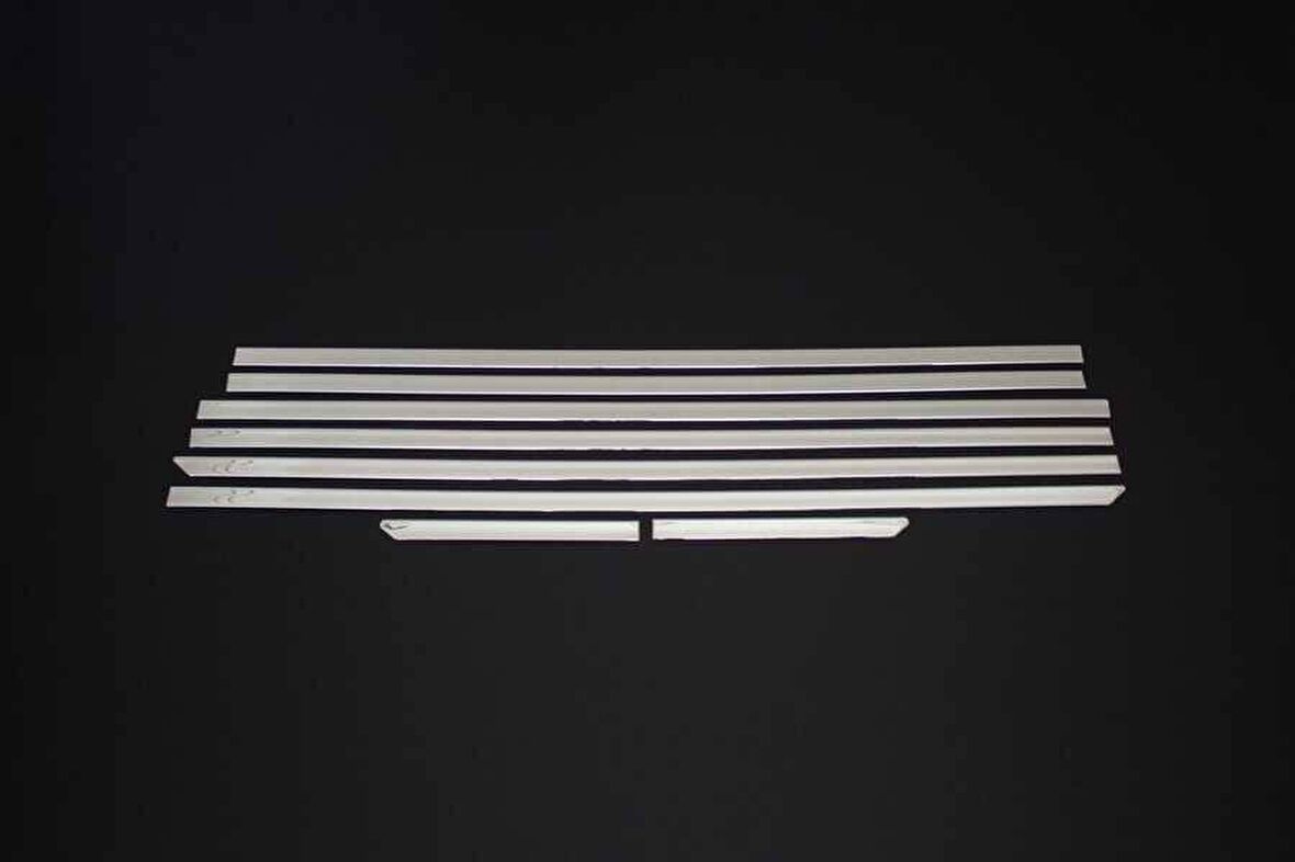 Ford Tourneo Custom Krom Cam Alt Çıtası 8 Parça Uzun Şase 2012 ve Sonrası