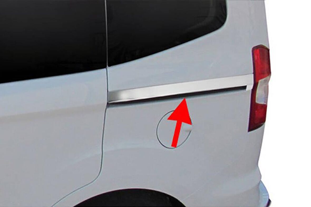 Ford Tourneo Courier Krom Sürgülü Kapı Çıtası 2 Parça 2018 ve Sonrası