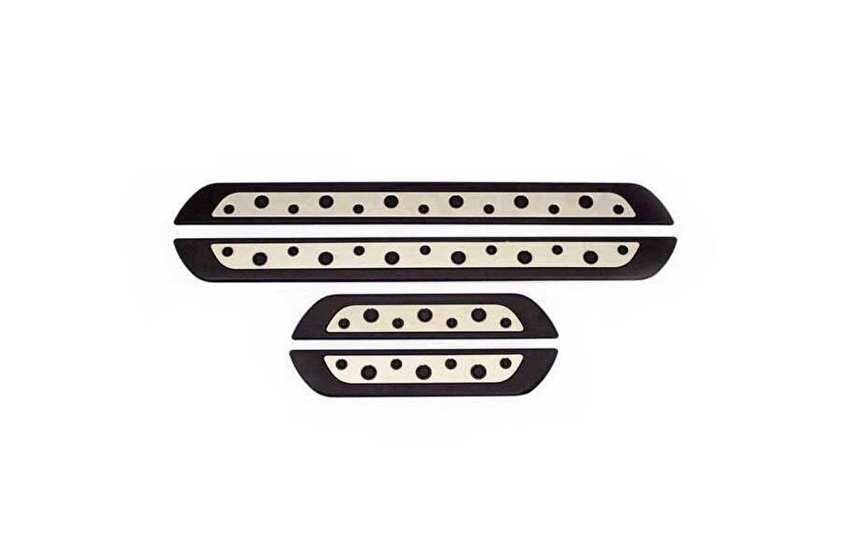 Ford Fiesta Krom Kapı Eşiği Dotline 4 Parça 2018 ve Sonrası