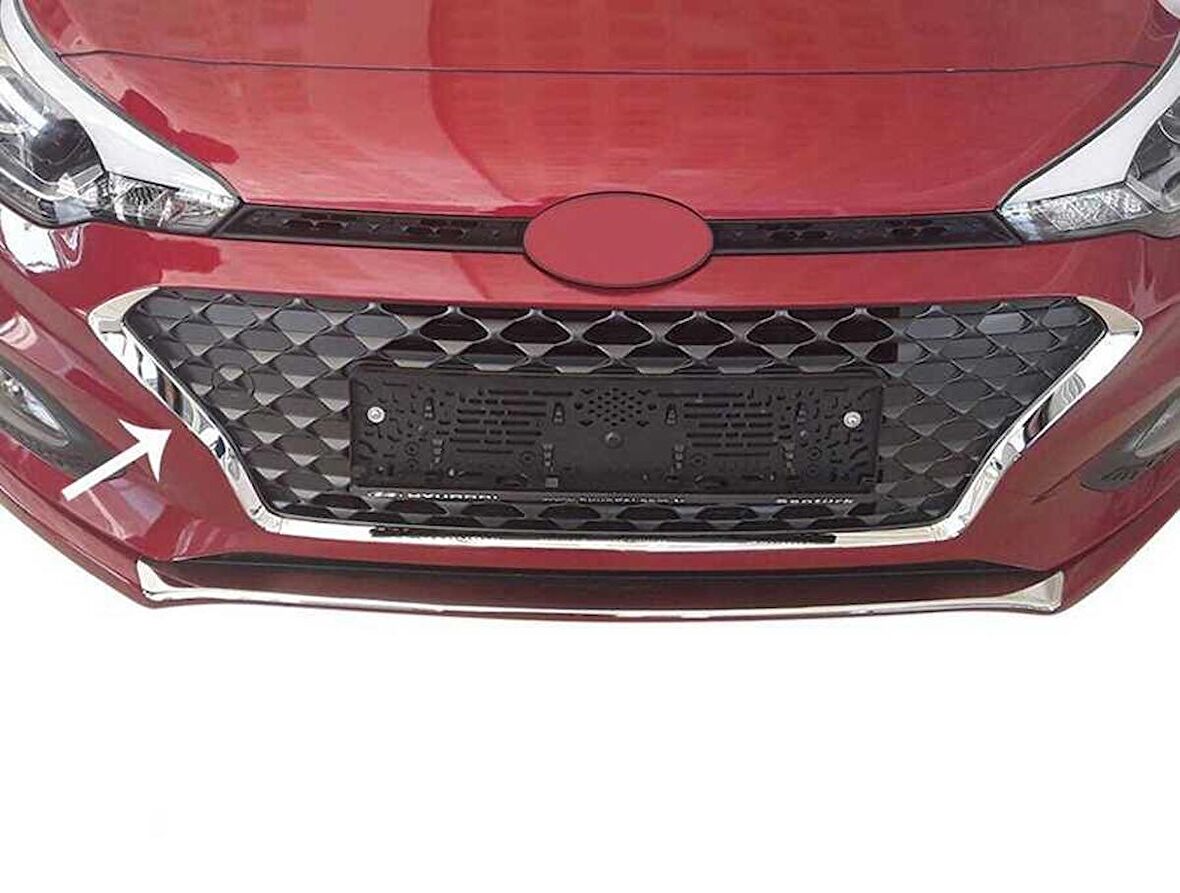 Hyundai İ20 Krom Ön Panjur Çerçevesi 3 Parça 2018-2020 Arası