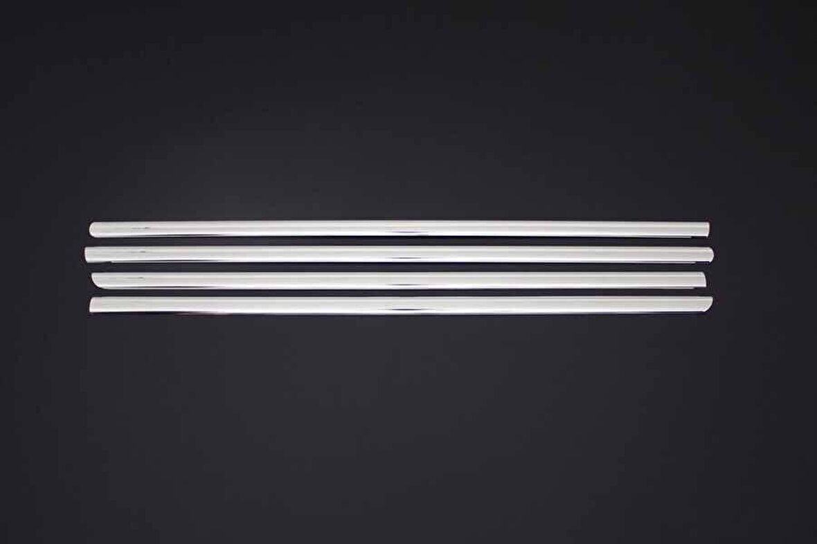 Renault Clio Symbol 2 Krom Cam Çıtası 4 Parça 2009-2013 Arası