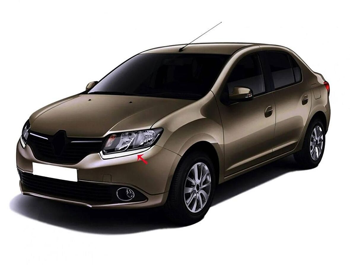 Renault Symbol 3 Krom Far Kaşı 2 Parça 2013-2017 Arası