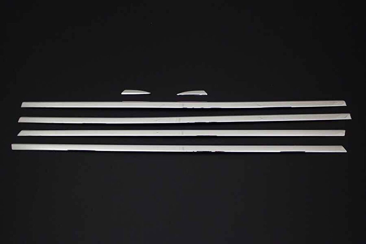 Renault Megane 4 Sedan Krom Cam Çıtası 6 Parça 2016-2020 Arası