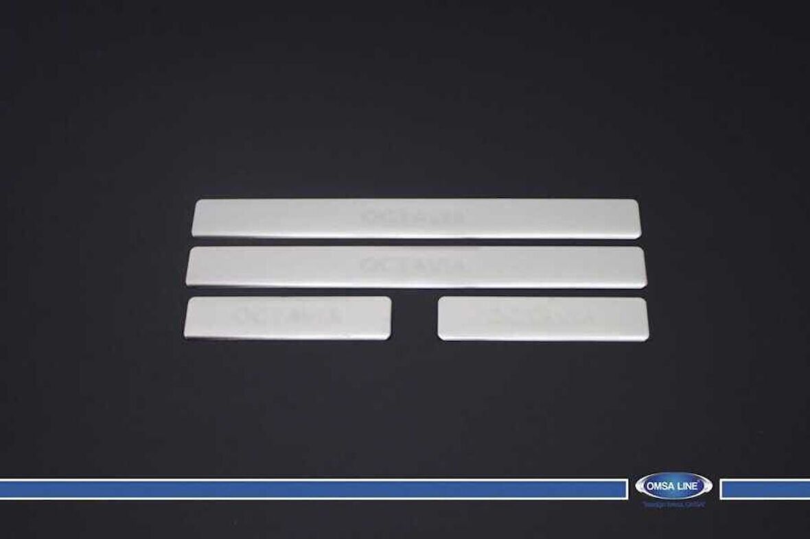 Skoda Octavia A5 Krom Kapı Eşiği 4 Parça 2004-2013 Arası
