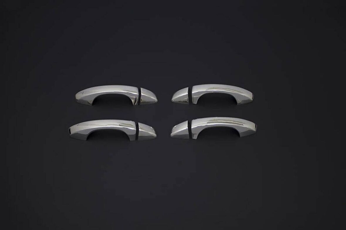 Skoda Scala Krom Kapı Kolu 4 Kapı 8 Parça (Sensörsüz) 2020 ve Sonrası