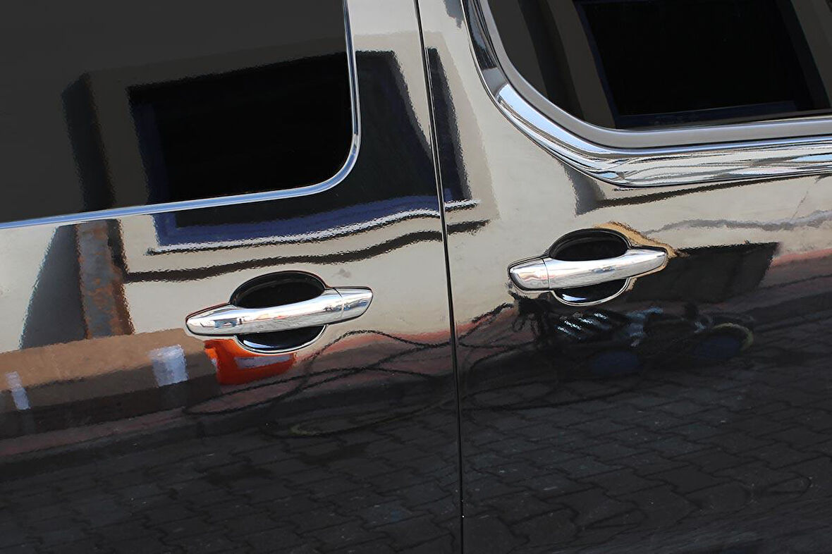 OMSA Toyota Proace Verso Krom Kapı Kolu 5 Kapı 2 Delik Çift Sürgü 2016 ve Sonrası