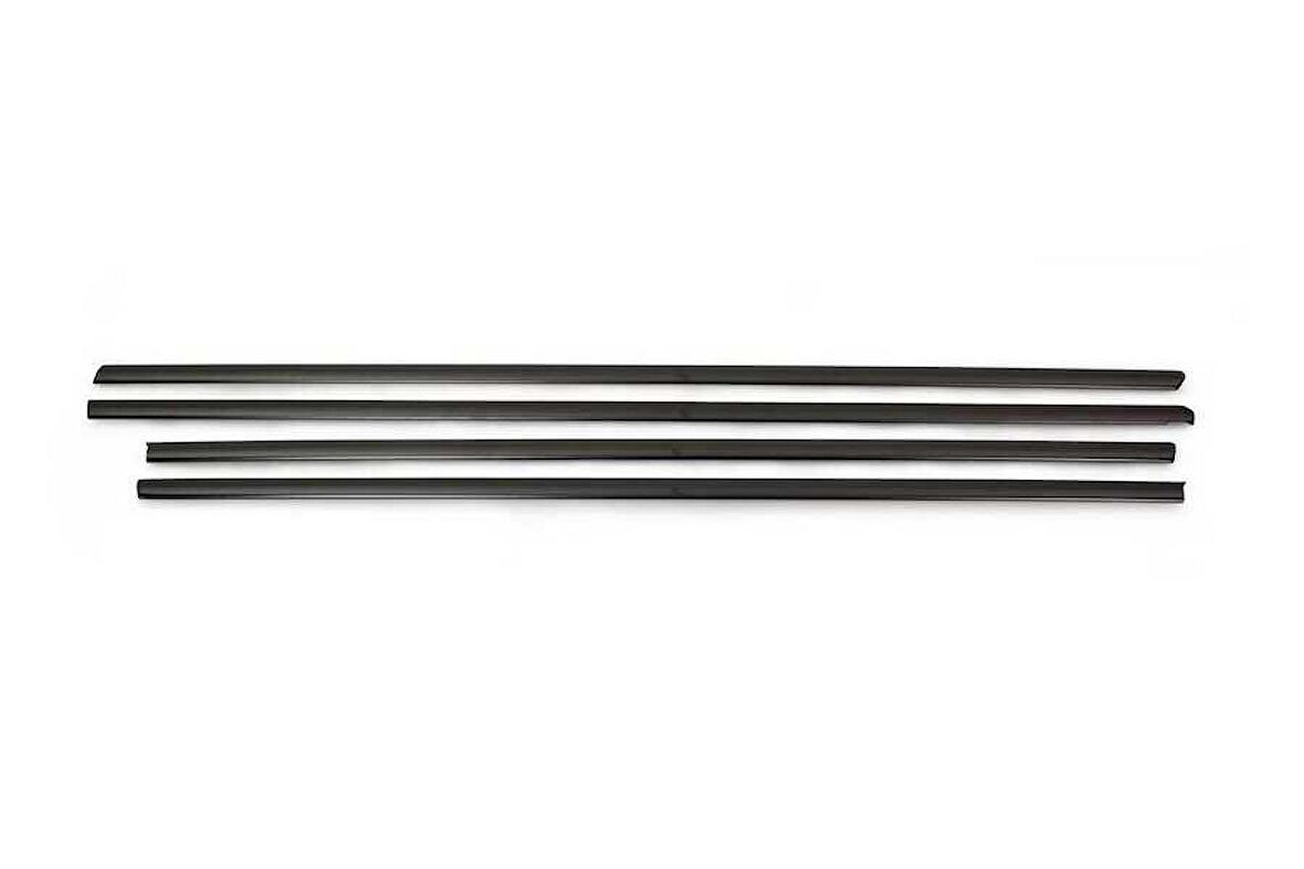 VW Golf 7 HB Siyah Krom Cam Çıtası 4 Parça 2012 ve Sonrası