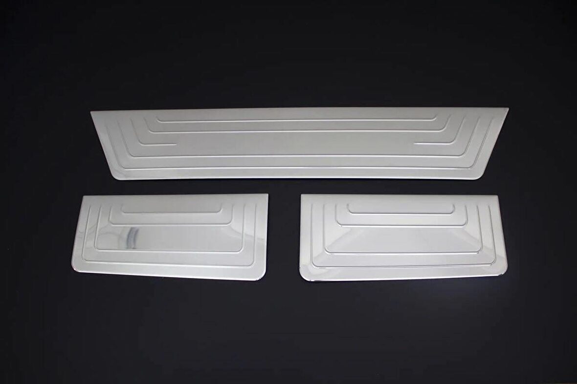 VW T5 Transporter Krom Kapı Eşiği 3 Parça Yazısız 2003 ve Sonrası VAN