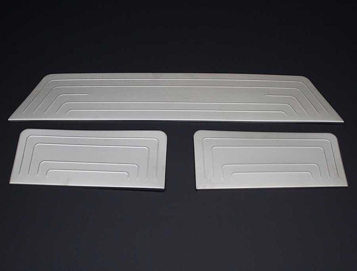 VW T5 Multivan Krom Kapı Eşiği 3 Parça (Taşlı) 2003 ve Sonrası