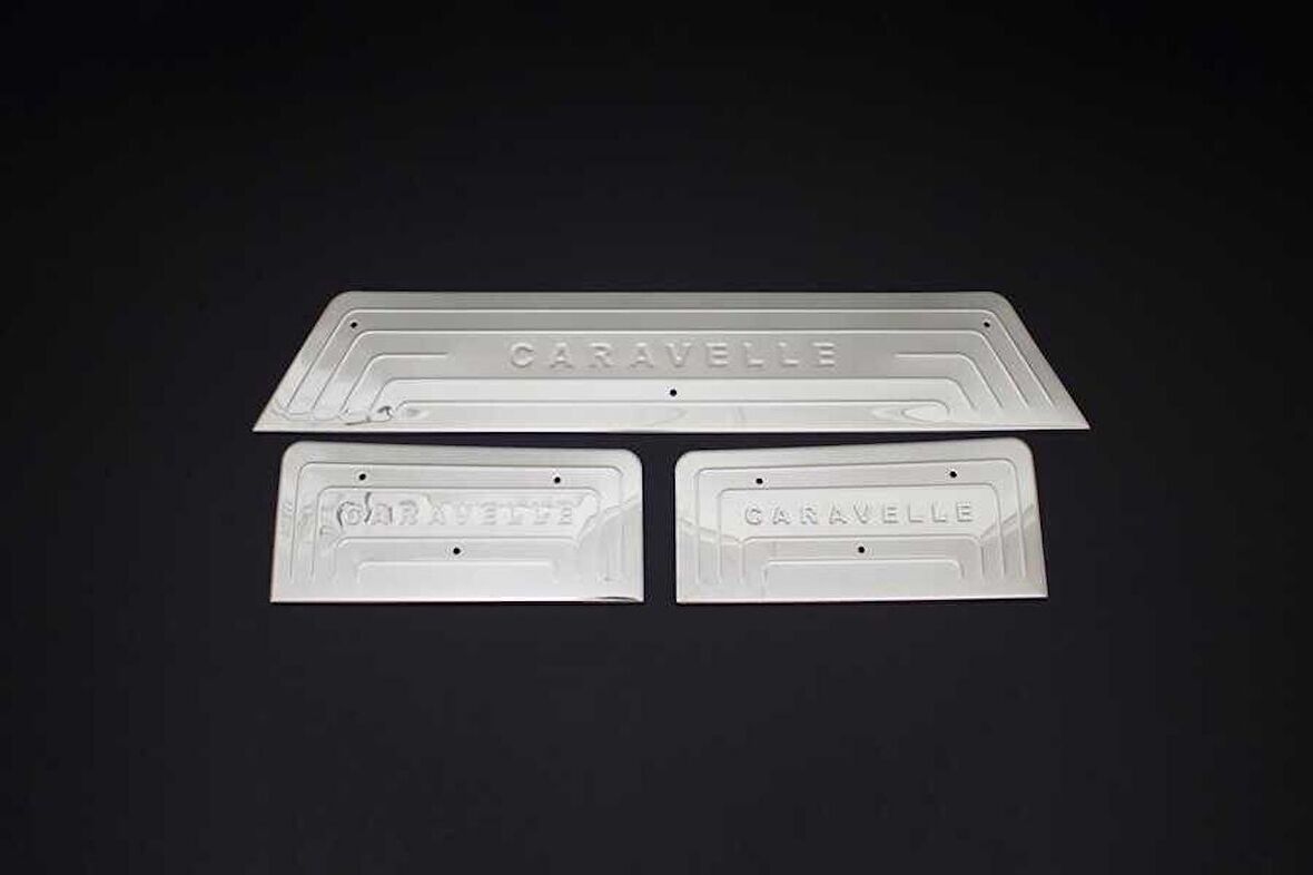 VW T5 Caravelle Krom Kapı Eşiği 3 Parça 2010 ve Sonrası