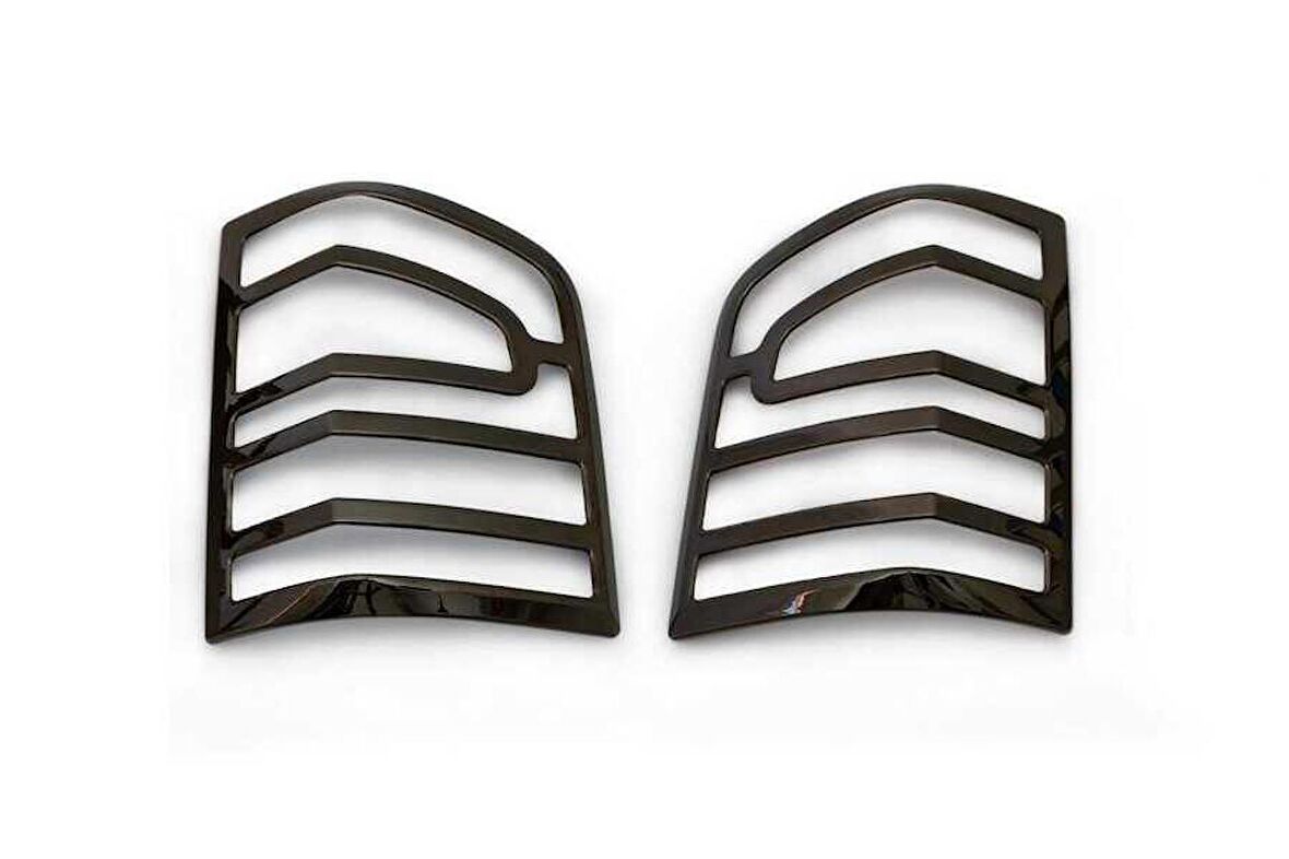 VW T5 Multivan Siyah Krom Stop Çerçevesi 2 Parça Abs 2010-2014 Arası