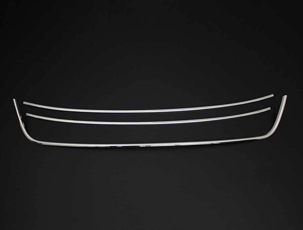 VW Caddy Krom Ön Tampon Çıtası 3 Parça 2010-2014 Arası