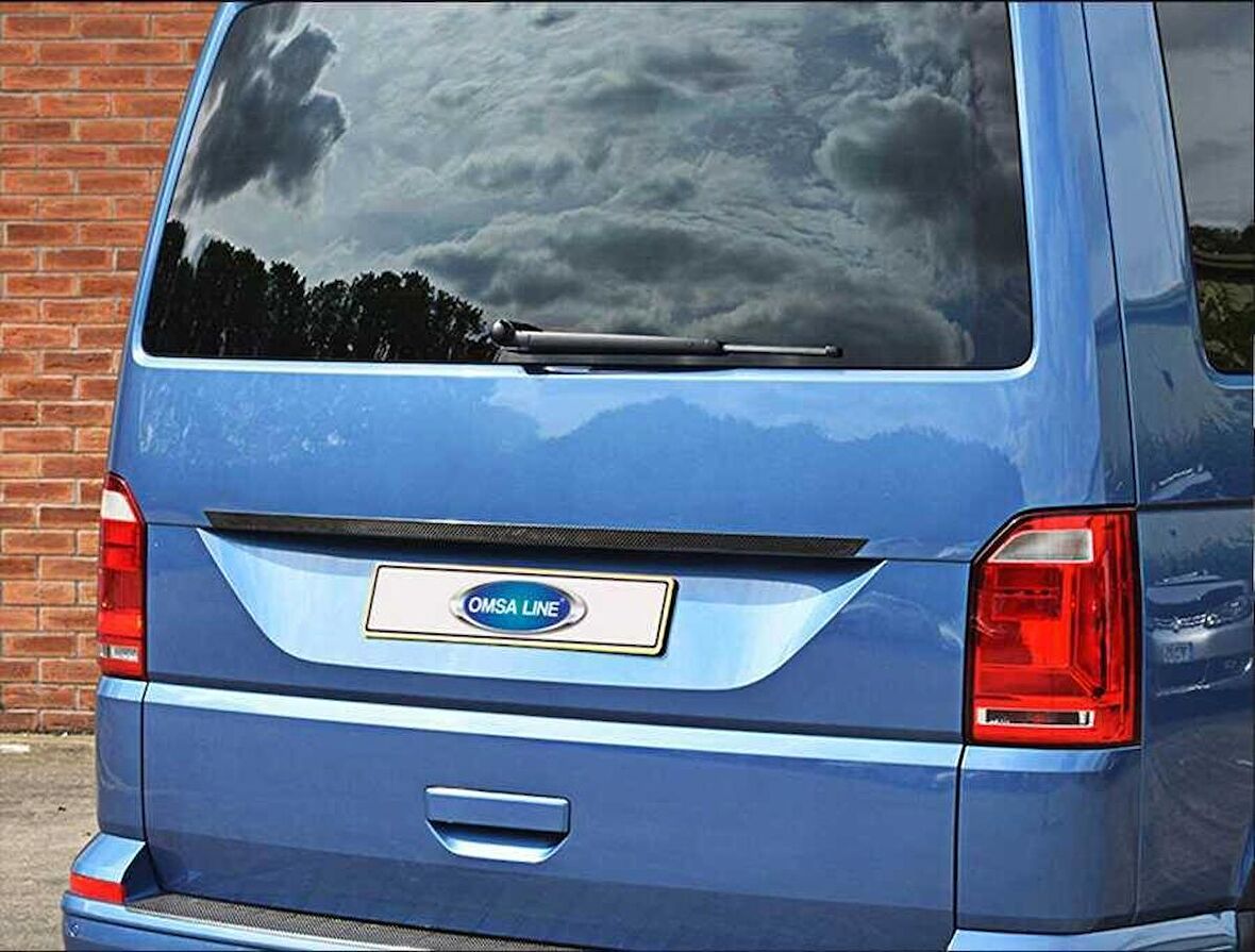 VW T6 Transporter VAN Karbon Bagaj Çıtası Plaka Üstü 2015 ve Sonrası