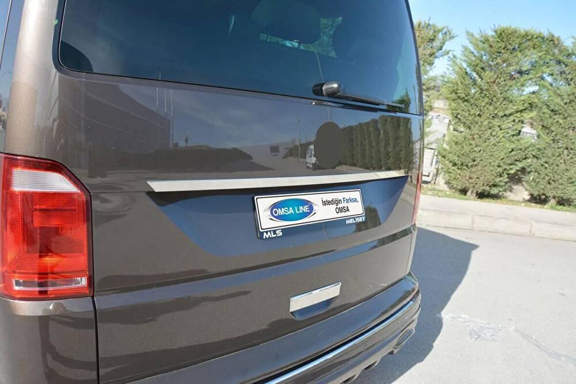 VW T6.1 Caravelle Krom Plaka Üstü Çıta 2020 ve Sonrası