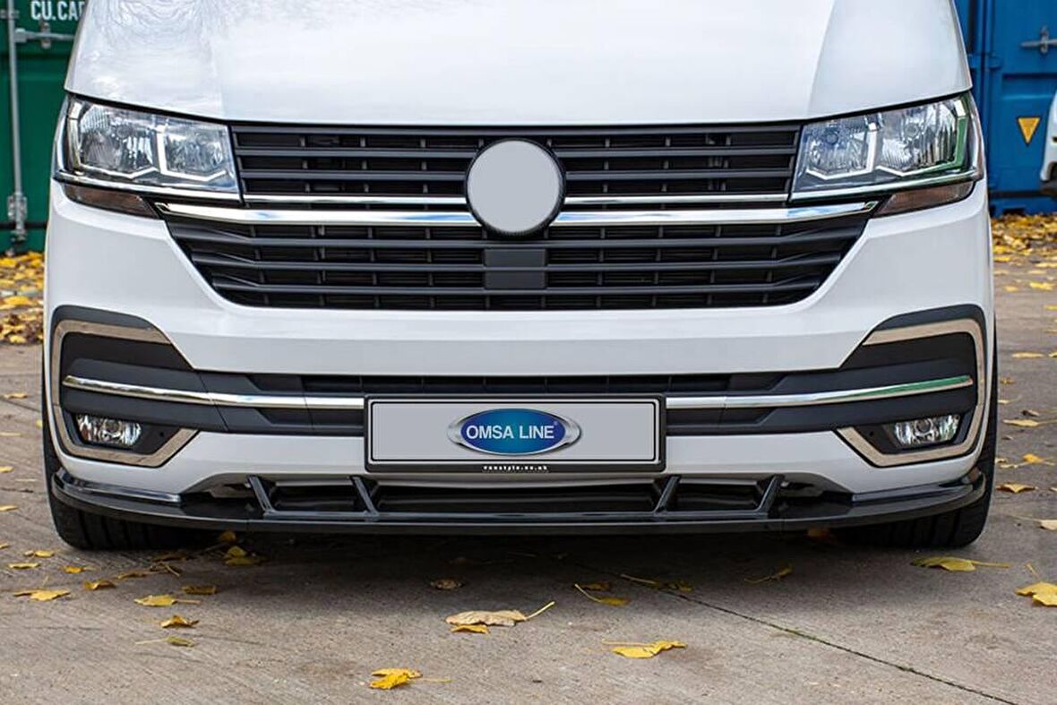 VW T6.1 Caravelle Krom Ön Tampon Alt Izgara 4 Parça 2020 ve Sonrası