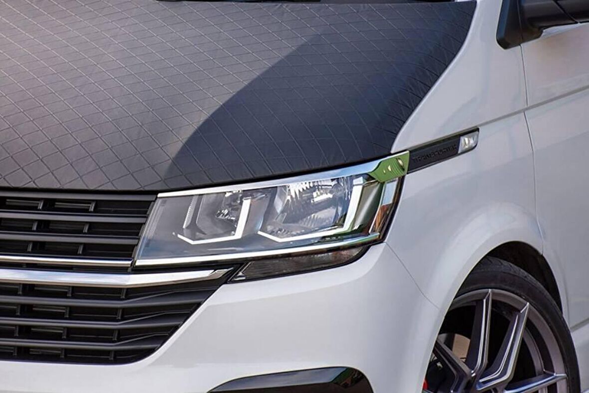 VW T6.1 Caravelle Krom Far Üstü Çıta 2 Parça 2020 ve Sonrası