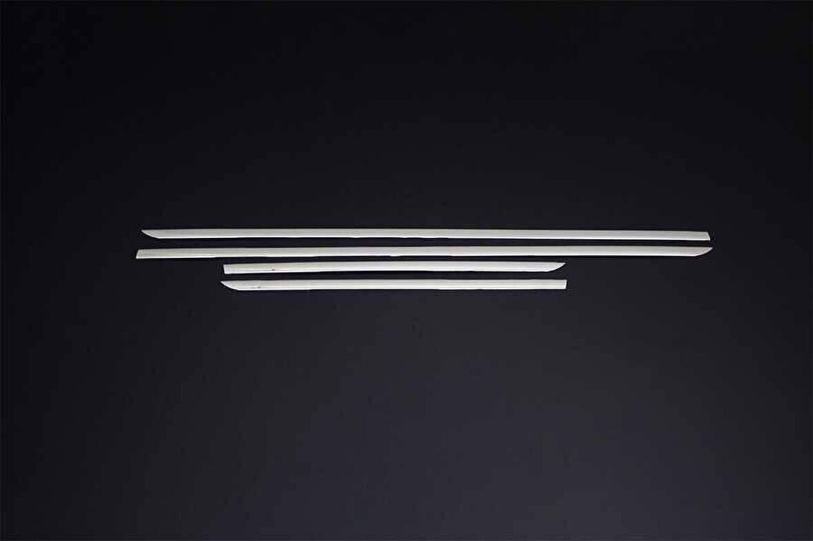 VW Polo AW Krom Yan Kapı Çıtası 4 Parça 2017 ve Sonrası