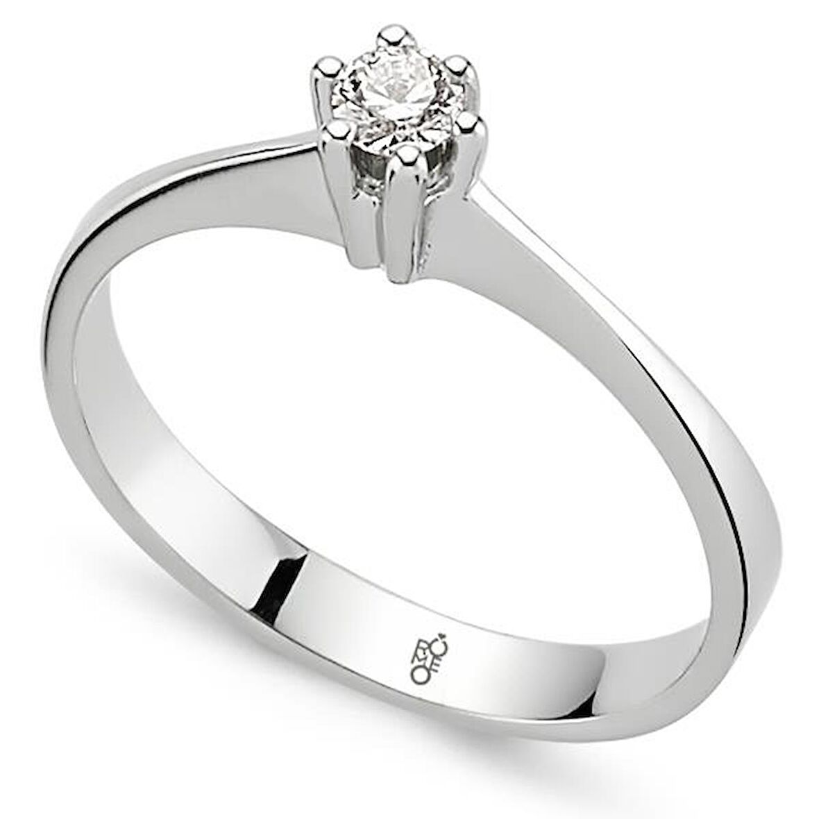 0.10 Ct Tektaş Pırlanta  Yüzük RM0730