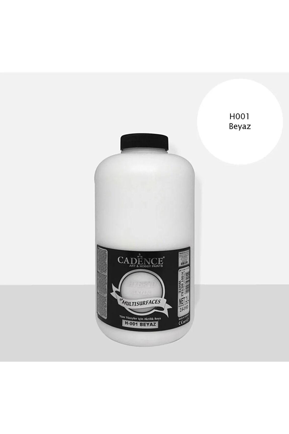 Hybrıd Akr. Multısurfaces H-001 Beyaz 2000ml