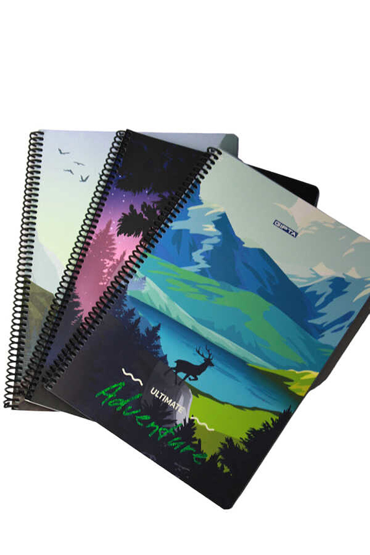 Gıpta 80 Yaprak Çizgili A4 Spiralli Karton Kapaklı Defter