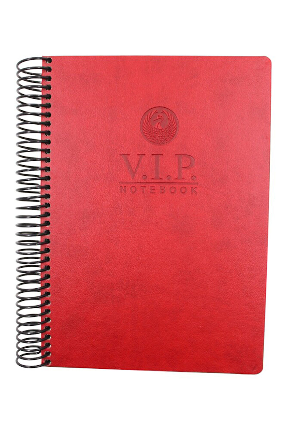 Gıpta 1081 A4 140 Yaprak Kareli Kareli Vıp Spiralli Suni Deri Defter