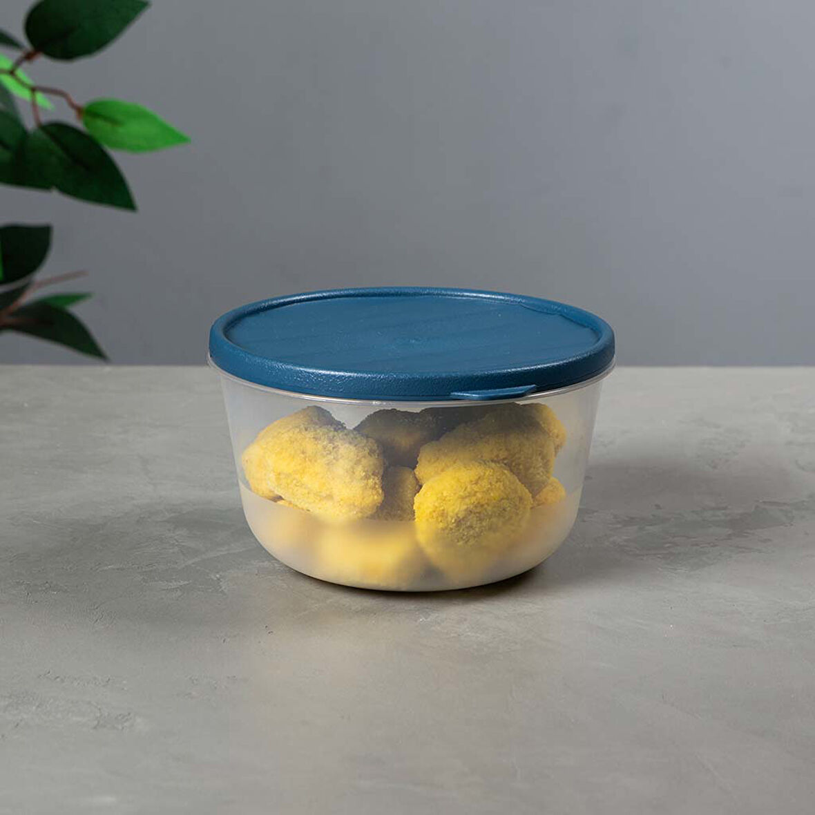 Yuvarlak Saklama Kabı – Kapaklı – Şeffaf, BPA’sız, Sızdırmaz