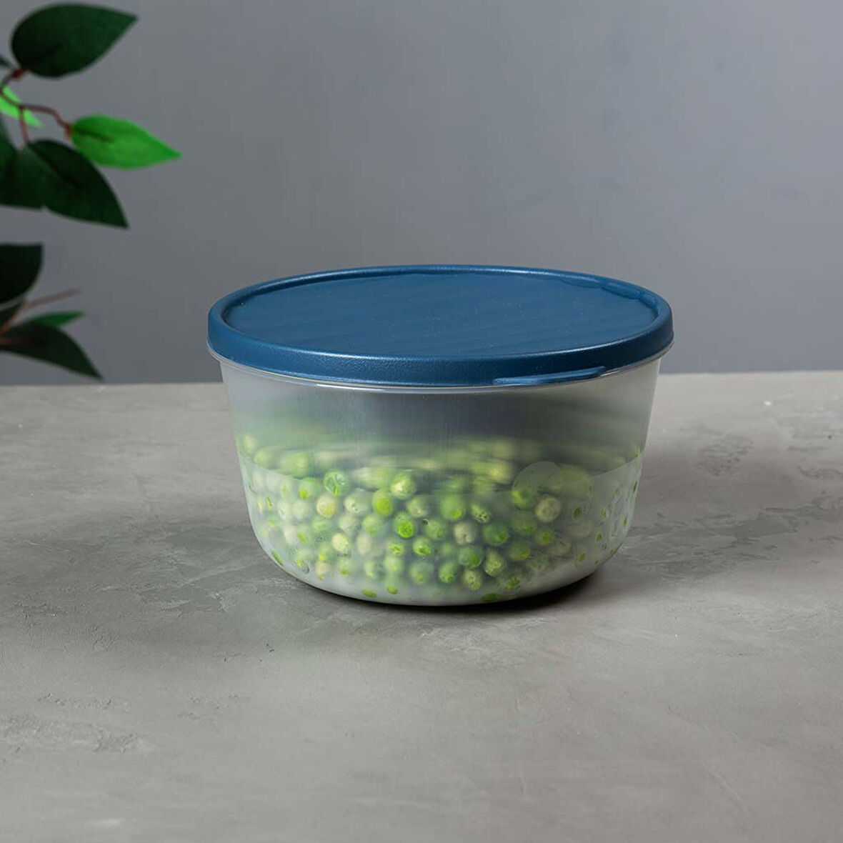 Yuvarlak Saklama Kabı – Kapaklı – Şeffaf, BPA’sız, Sızdırmaz