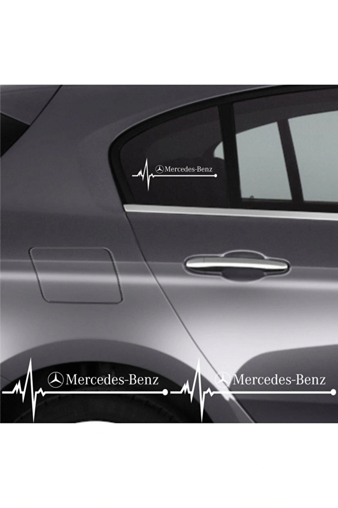 Mercedes S Oto Ritim özel yeni sticker 2 Adet 20*9 Cm MixGiftz