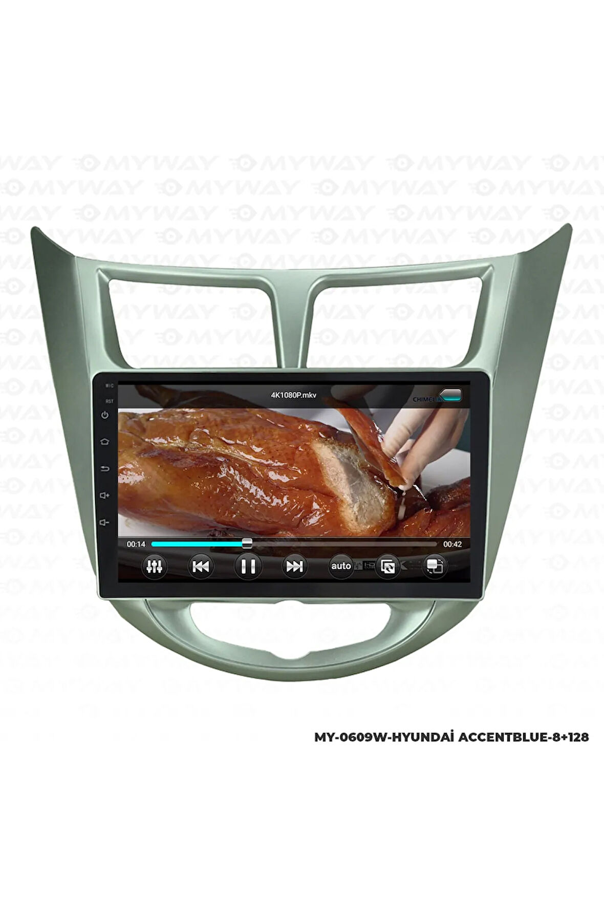 HYUNDAİ ACCENT BLUE ANDROİD Uyumlu  12 MULTİMEDYA CARPLAY 4GB RAM+64GB HDD NAVİGASYON EKRAN