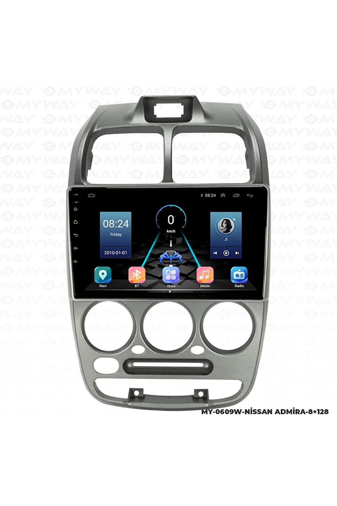 HYUNDAİ ADMİRE Uyumlu ANDROİD 12 MULTİMEDYA CARPLAY 4GB RAM+64GB HDD NAVİGASYON EKRAN