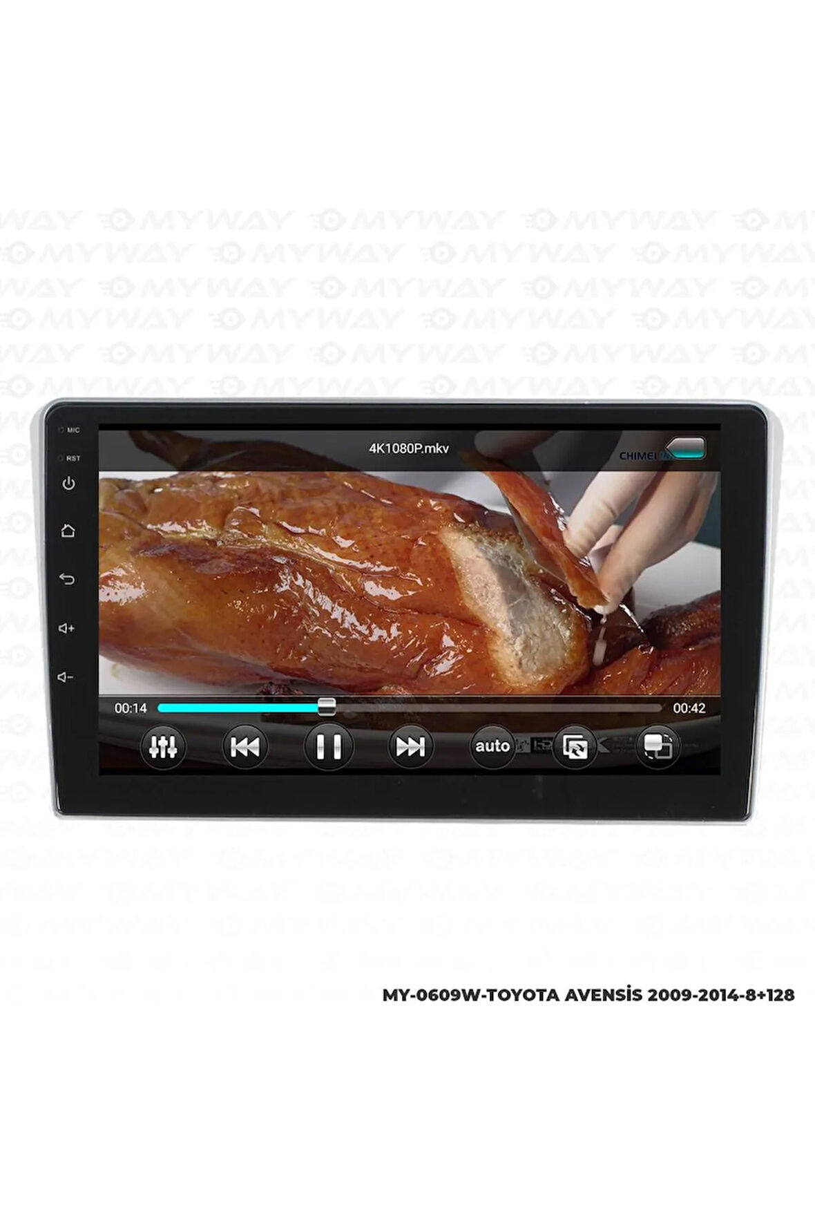 TOYOTA AVENSİS ANDROİD 12 MULTİMEDYA CARPLAY 4GB RAM+64GB HDD 2009-2014 NAVİGASYON EKRAN