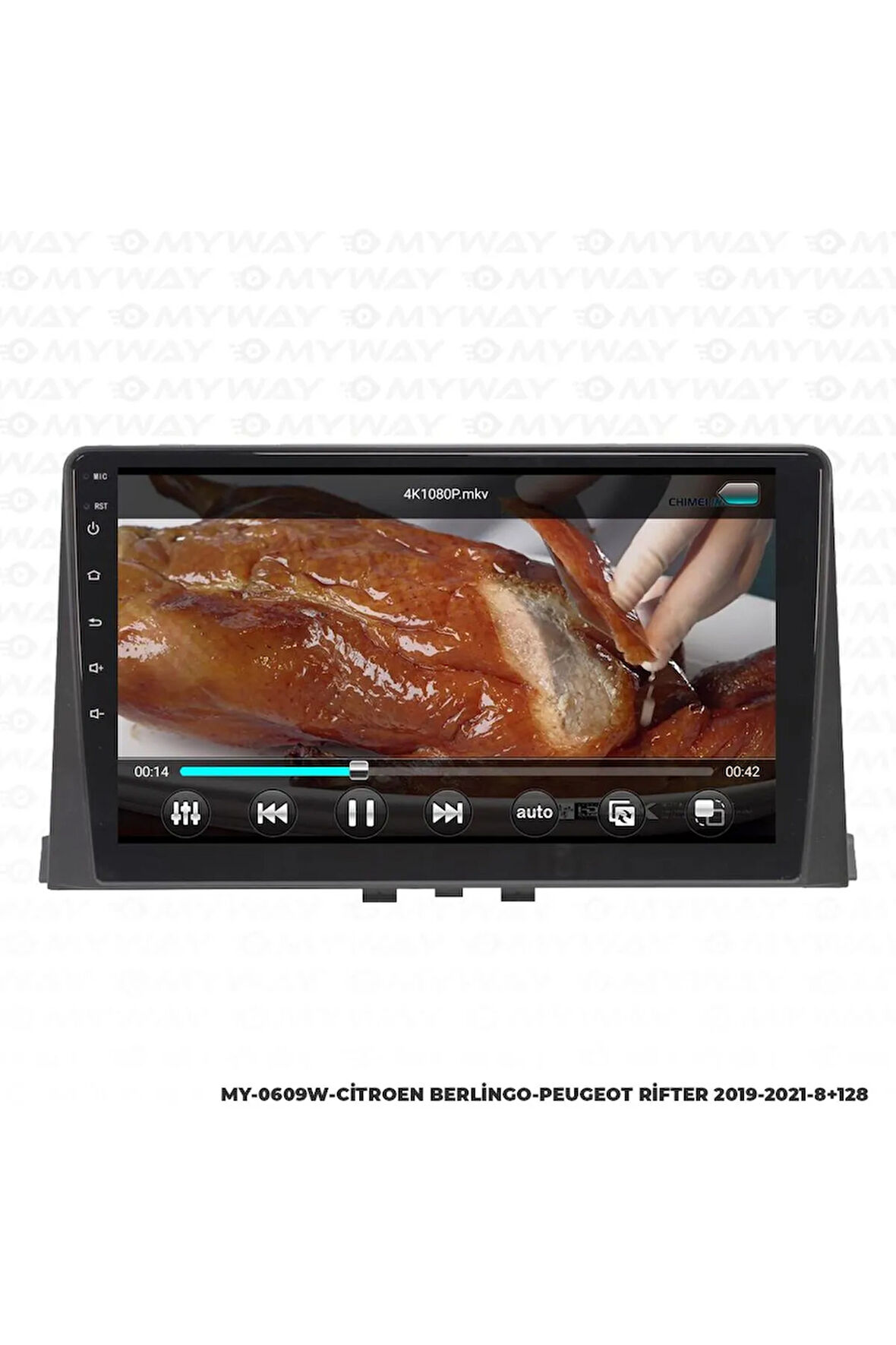 CİTROEN BERLİNGO ANDROİD 12 MULTİMEDYA CARPLAY 4GB RAM+64GB HDD 2019-2021 NAVİGASYON EKRAN