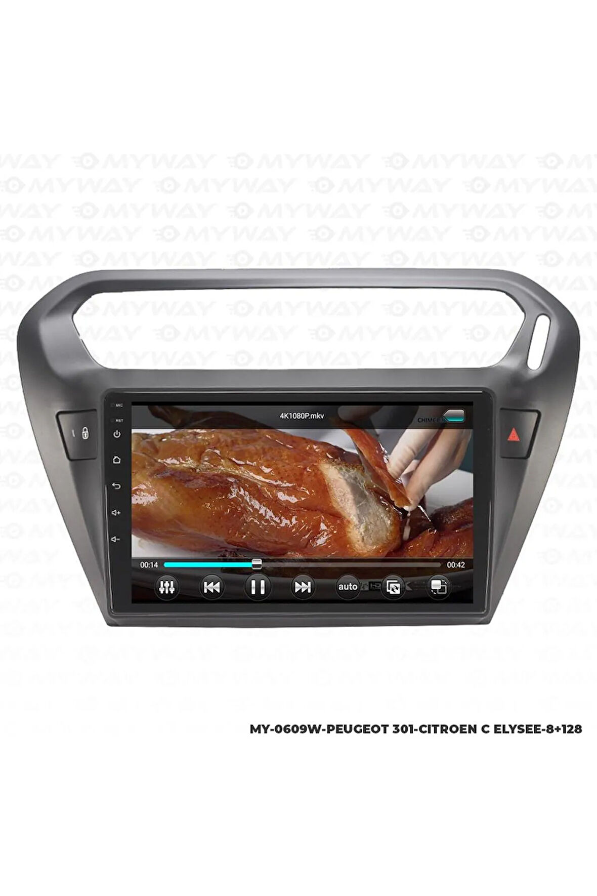 CİTROEN C ELYSEE ANDROİD 12 MULTİMEDYA CARPLAY 4GB RAM+64GB HDD NAVİGASYON EKRAN