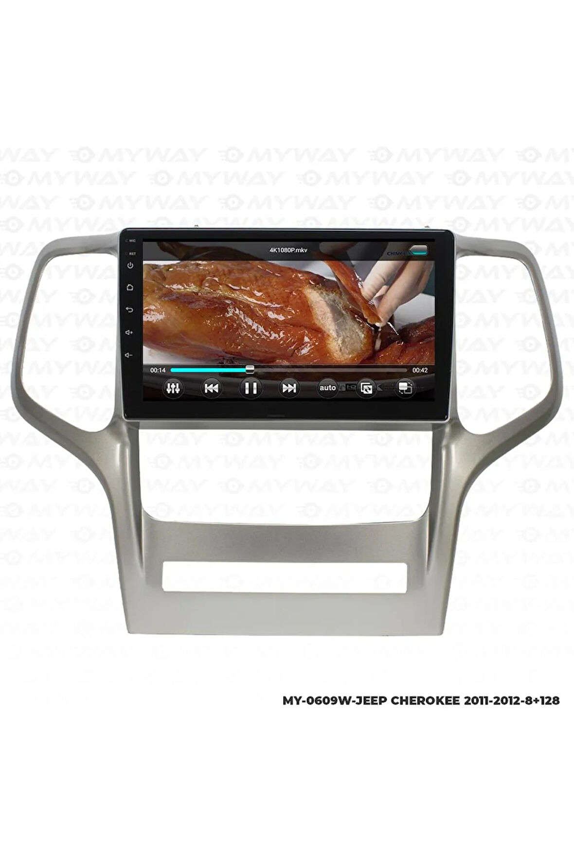 JEEP CHEROKEE ANDROİD 12 MULTİMEDYA CARPLAY 4GB RAM+64GB HDD 2011-2012 NAVİGASYON EKRAN