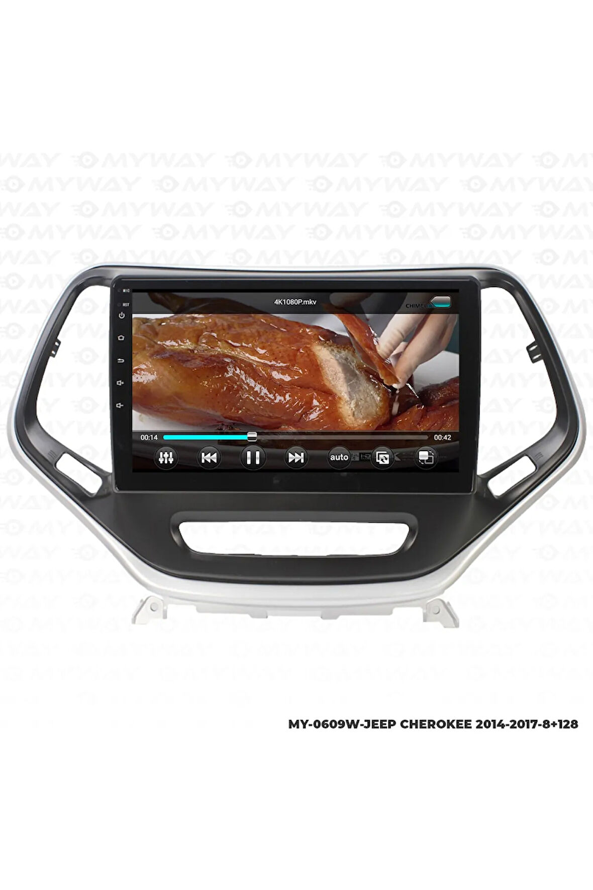 JEEP CHEROKEE ANDROİD 12 MULTİMEDYA CARPLAY 4GB RAM+64GB HDD 2014-2017 NAVİGASYON EKRAN