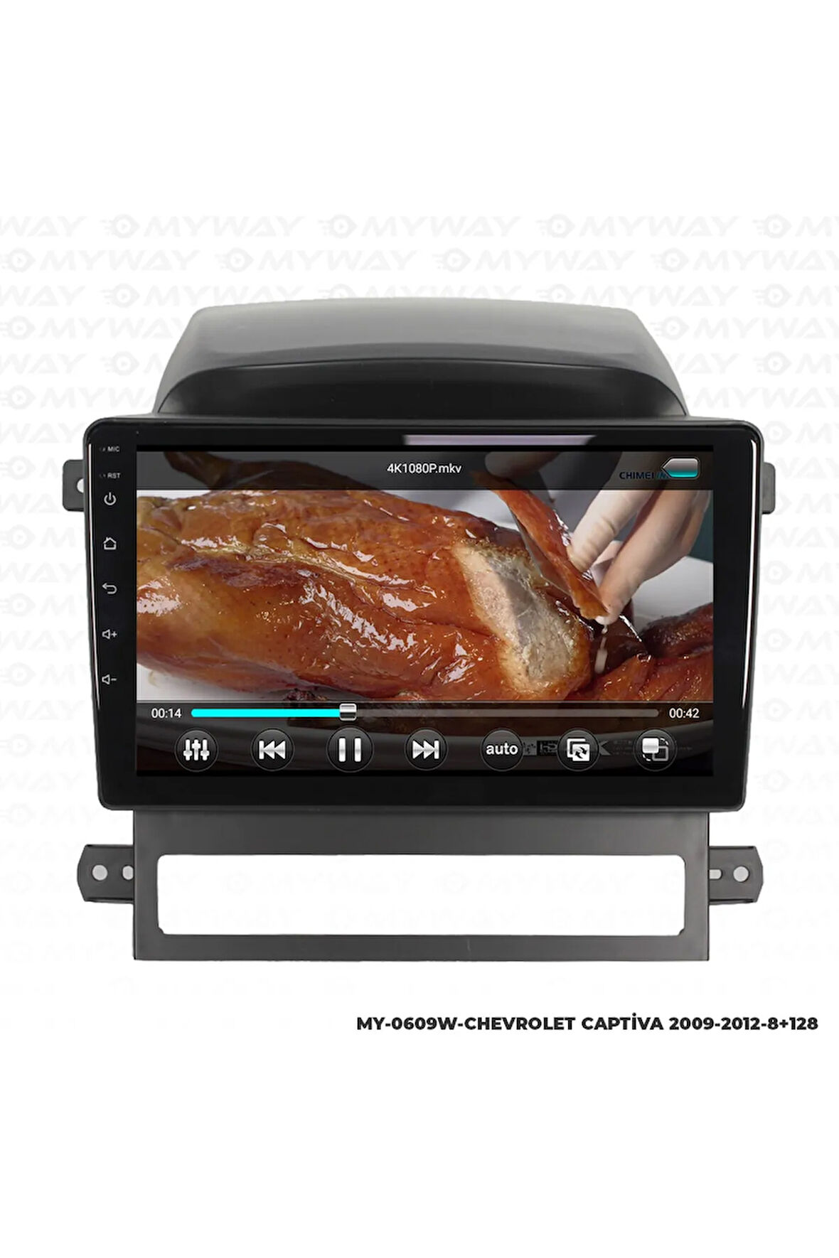 Chevrolet Captiva Android Carplay Multimedya Navigasyon Ekran Teyp 4gb+64gb