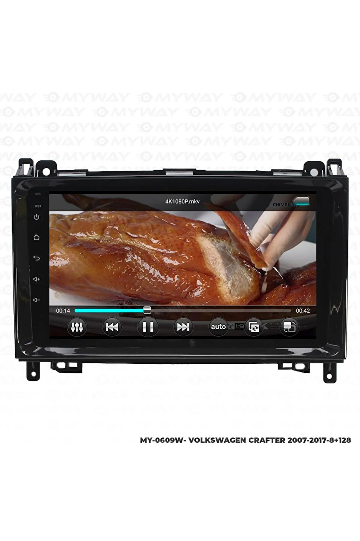 VOLKSWAGEN CRAFTER ANDROİD 12 MULTİMEDYA CARPLAY 4GB RAM+64GB HDD 2007-2017 NAVİGASYON EKRAN