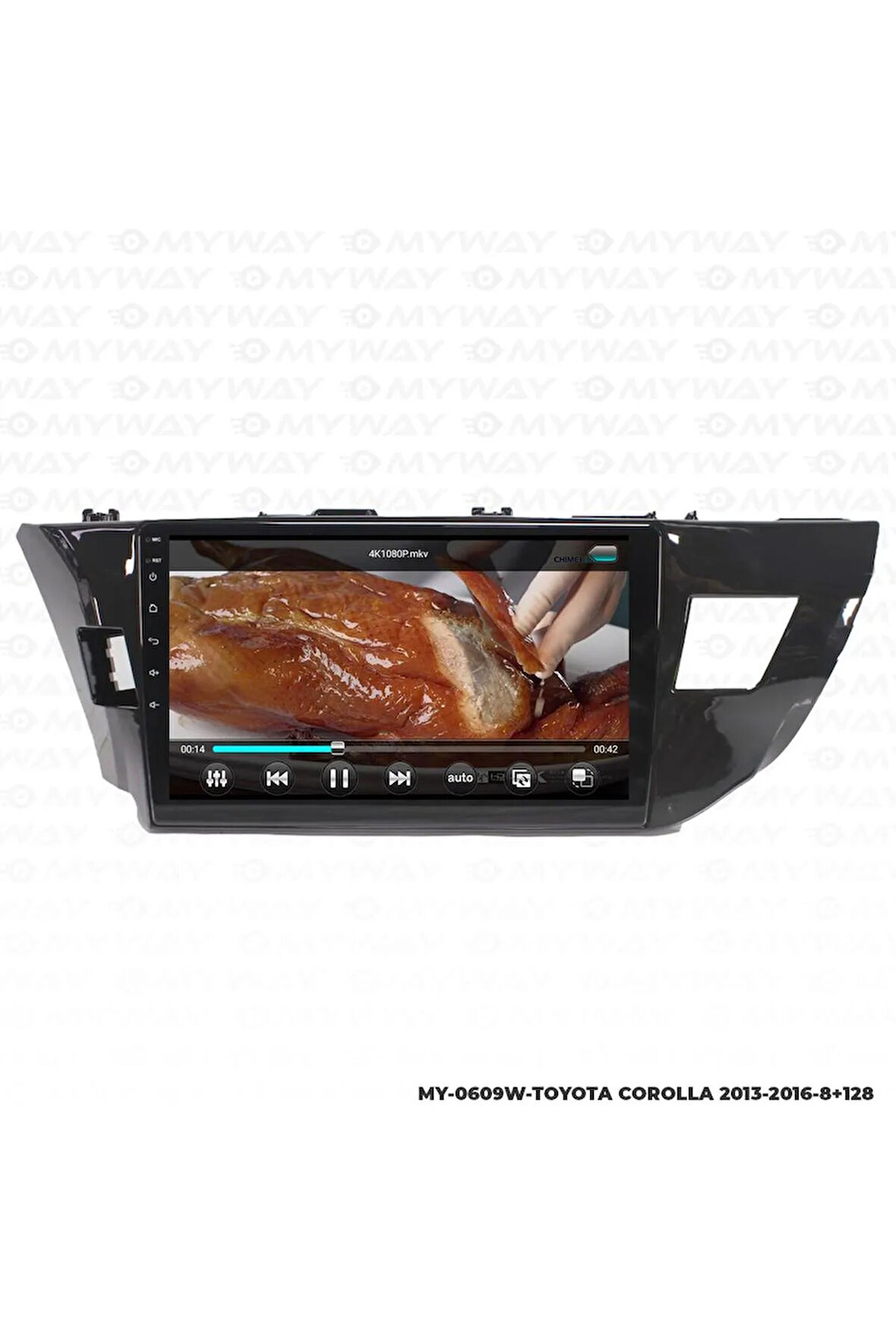 TOYOTA COROLLA ANDROİD 12 MULTİMEDYA CARPLAY 4GB RAM+64GB HDD 2013-2016 NAVİGASYON EKRAN